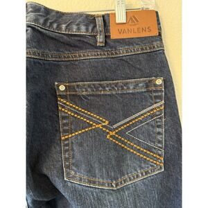 Vanlens Men's Straight Leg Fire Resistant Denim 36X30